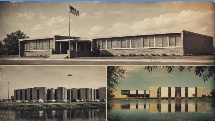Rich Township buildings pictured in the capabilities presentation